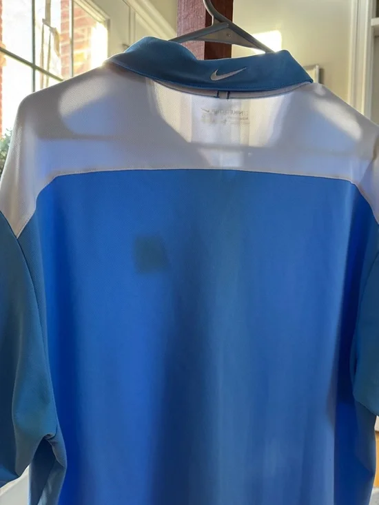 Nike Laurel Valley Arnold Palmer Blue Short-Sleeve Polo Shirt - Picture 5 of 6